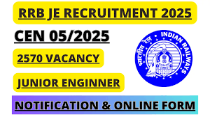 RRB JE CEN 05/2025 Recruitment